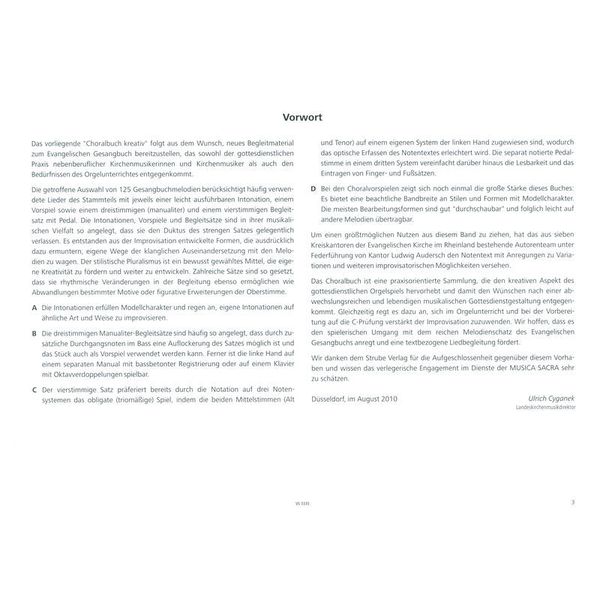 Strube Verlag Choralbuch kreativ