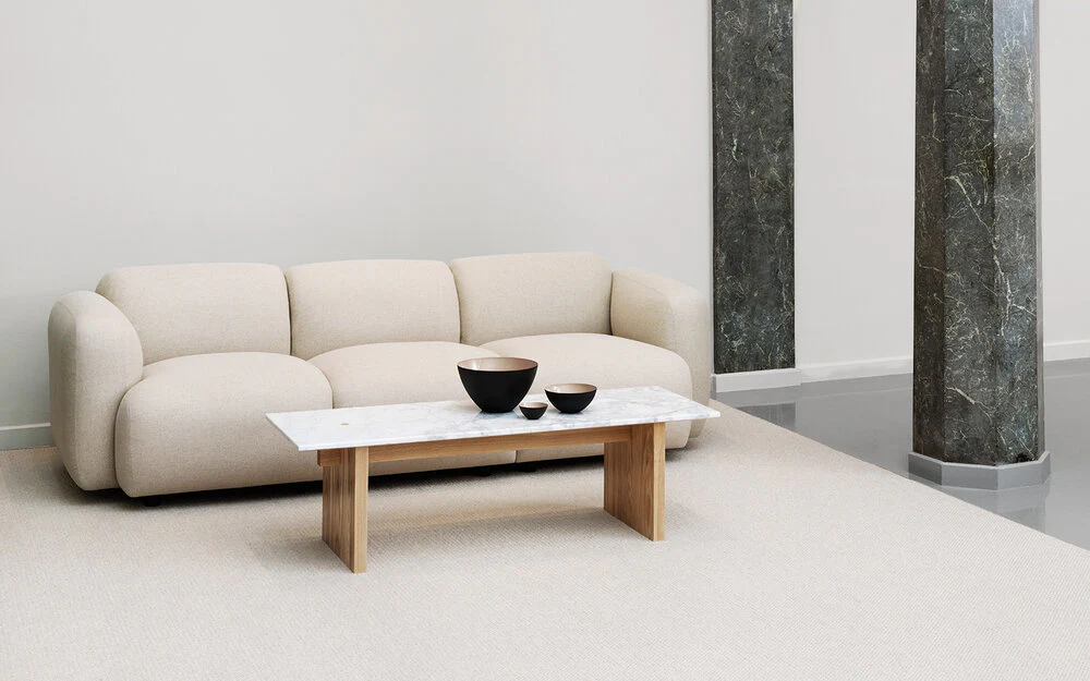 Normann Copenhagen  Krenit skål, sand - Ø8,4 cm.