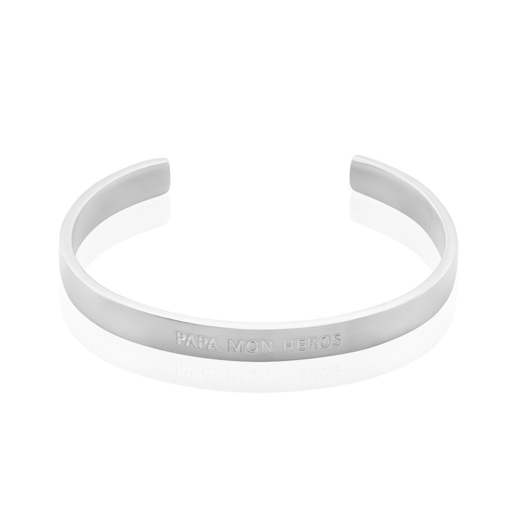 Bracelet Jonc Abellio Acier Blanc