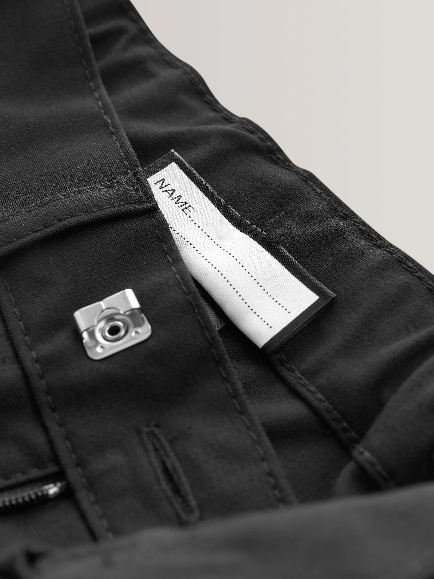 Zwart - Formele skinny schoolbroek met stretch (3-17 jr)
