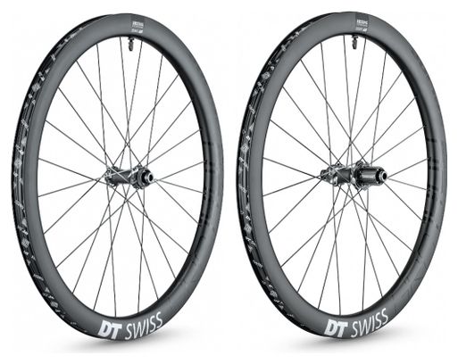 Paire de Roues Gravel DT Swiss GRC 1400 Spline 42 650b/27.5'' DB | 12x100/142 | Shimano/Sram | Center Lock
