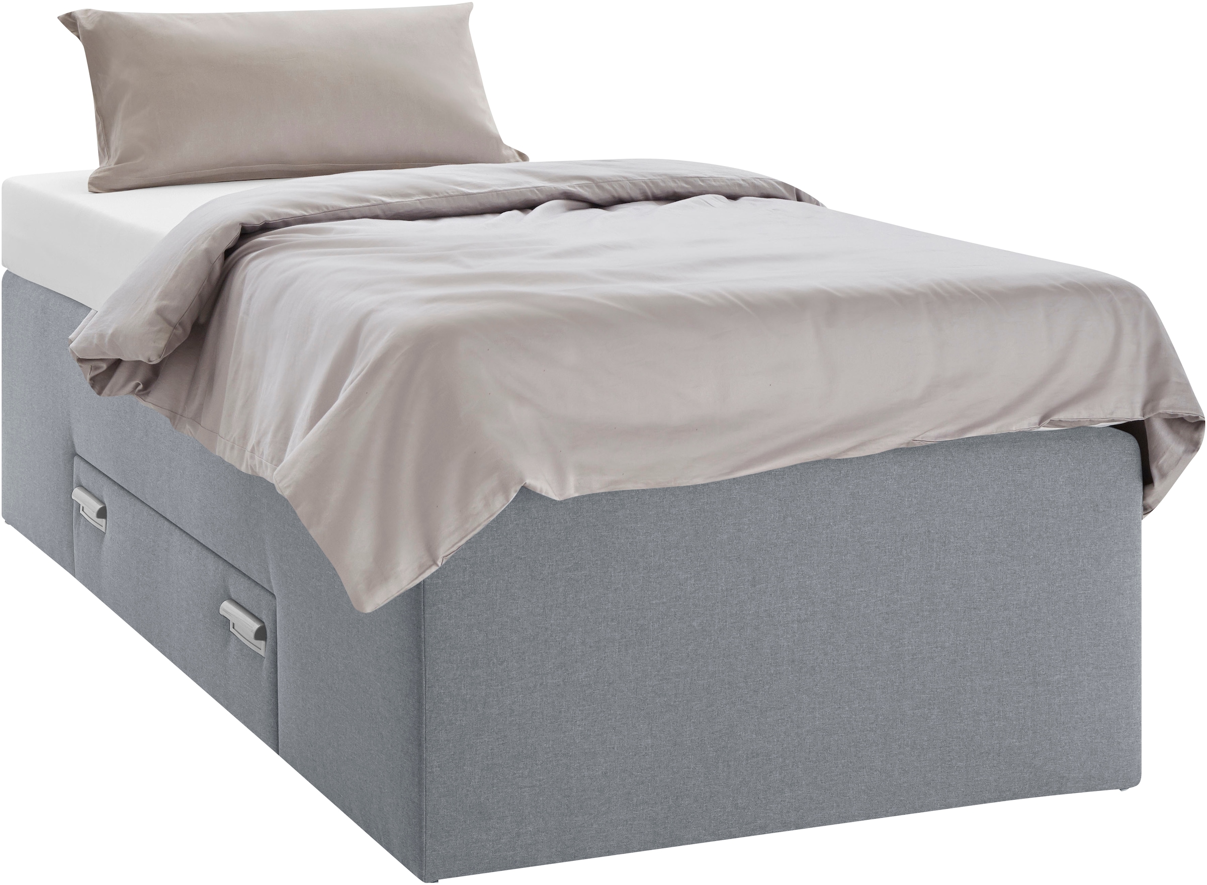 Westfalia Schlafkomfort Boxspringbett mit integrierter Schublade, frei im Raum stellbar