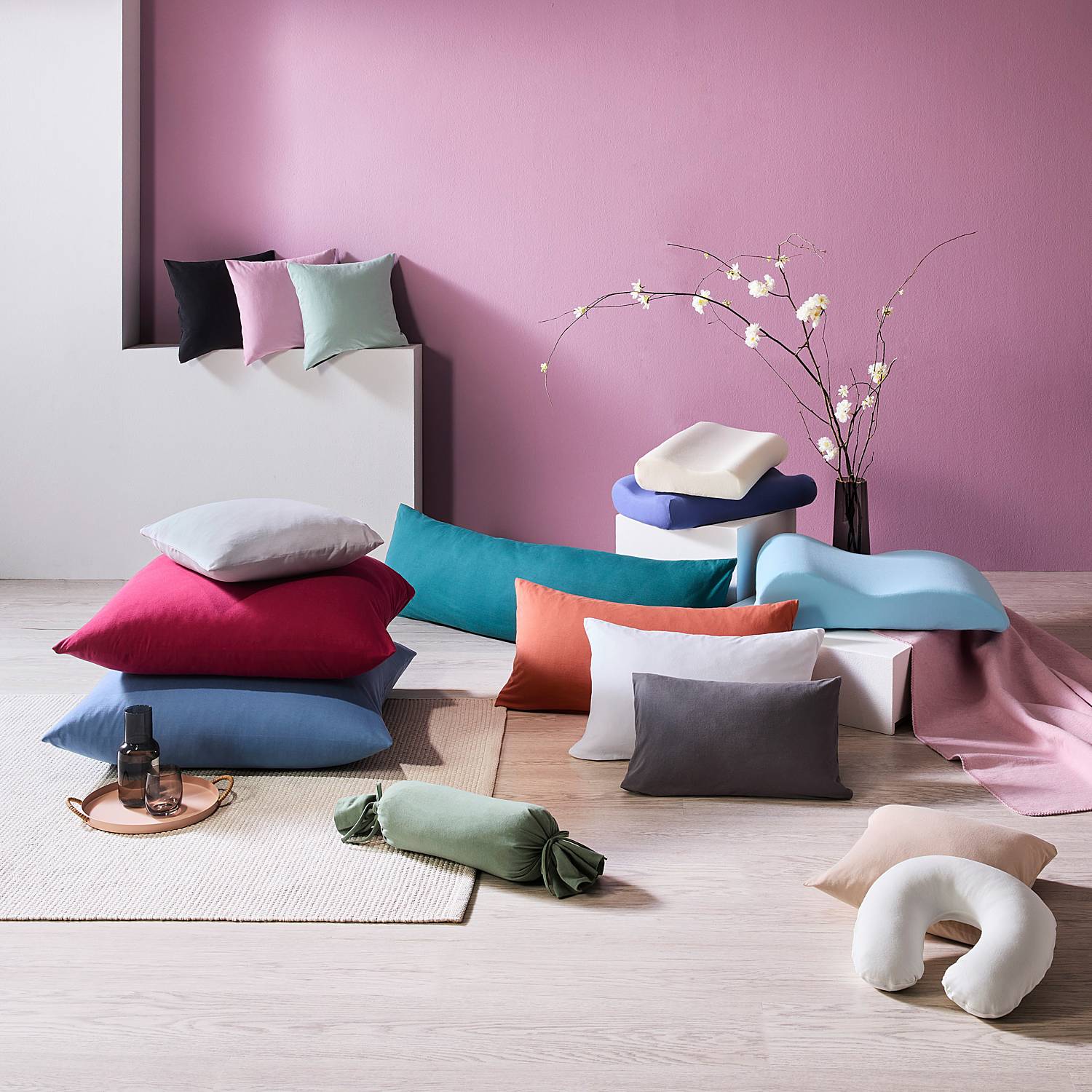 Erwin Müller Elasthan-Jersey-Stretch Kuschelkissenbezug 