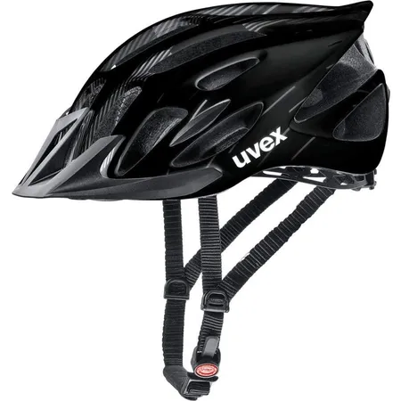 Uvex Unisex Erwachsenen Fahrradhelm Flash, Größe 53 - 56 cm, schwarz