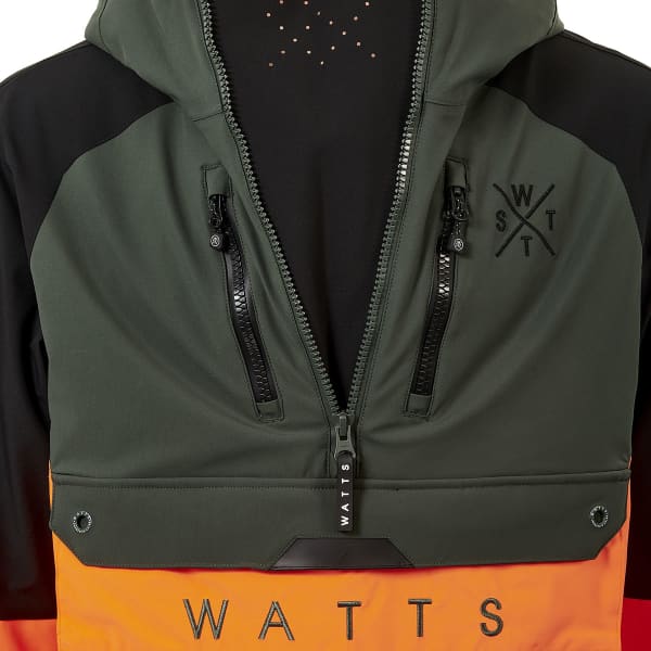 Veste de ski WATTS JUMP FOREST GREEN / ORANGE