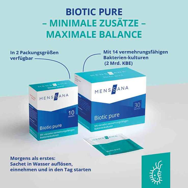 Biotic pure Menssana Pulver, 10 St