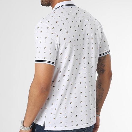Polo Manches Courtes Blanc