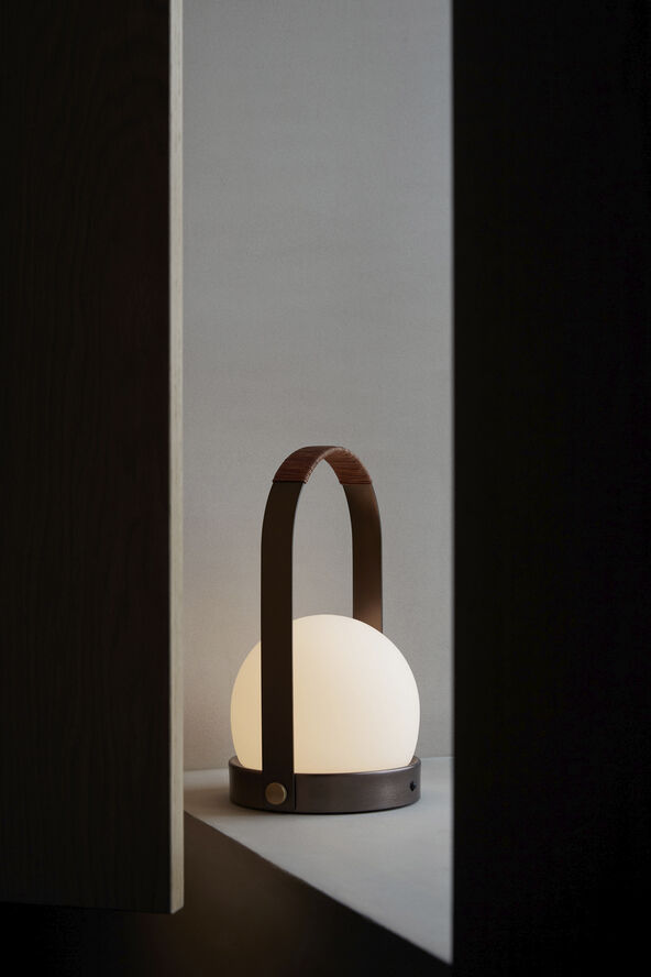 Audo Copenhagen Carrie Portable Table Lamp Bronzed brass