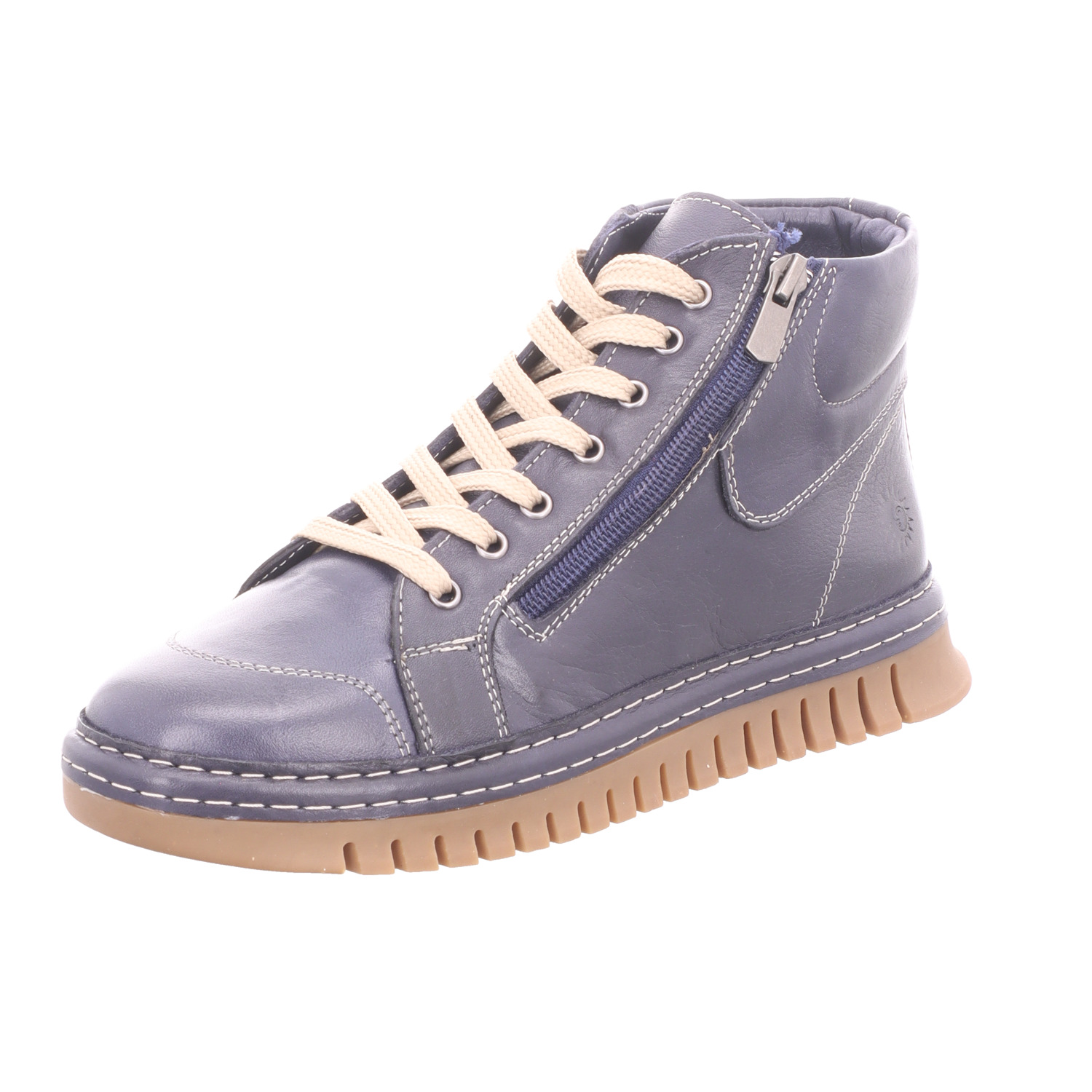 Cosmos Comfort Damen-Schnürstiefelette Blau