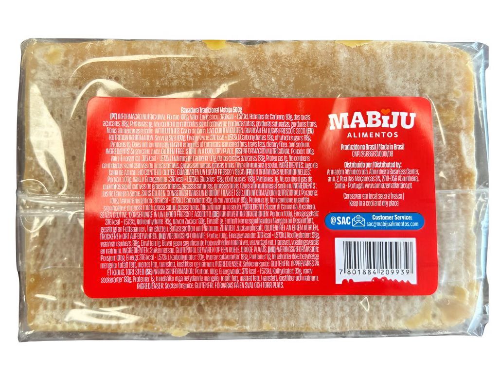RAPADURA MABIJU TRADICIONAL 500G