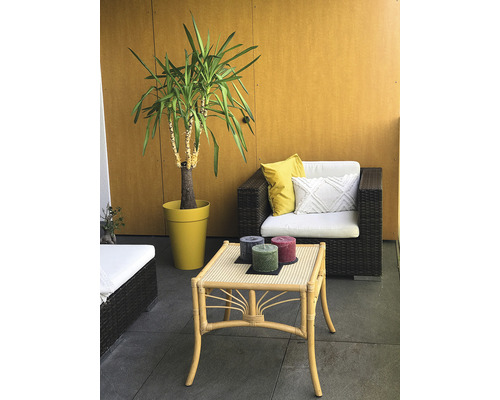 Citronella Recyle kaars 12 cm rood