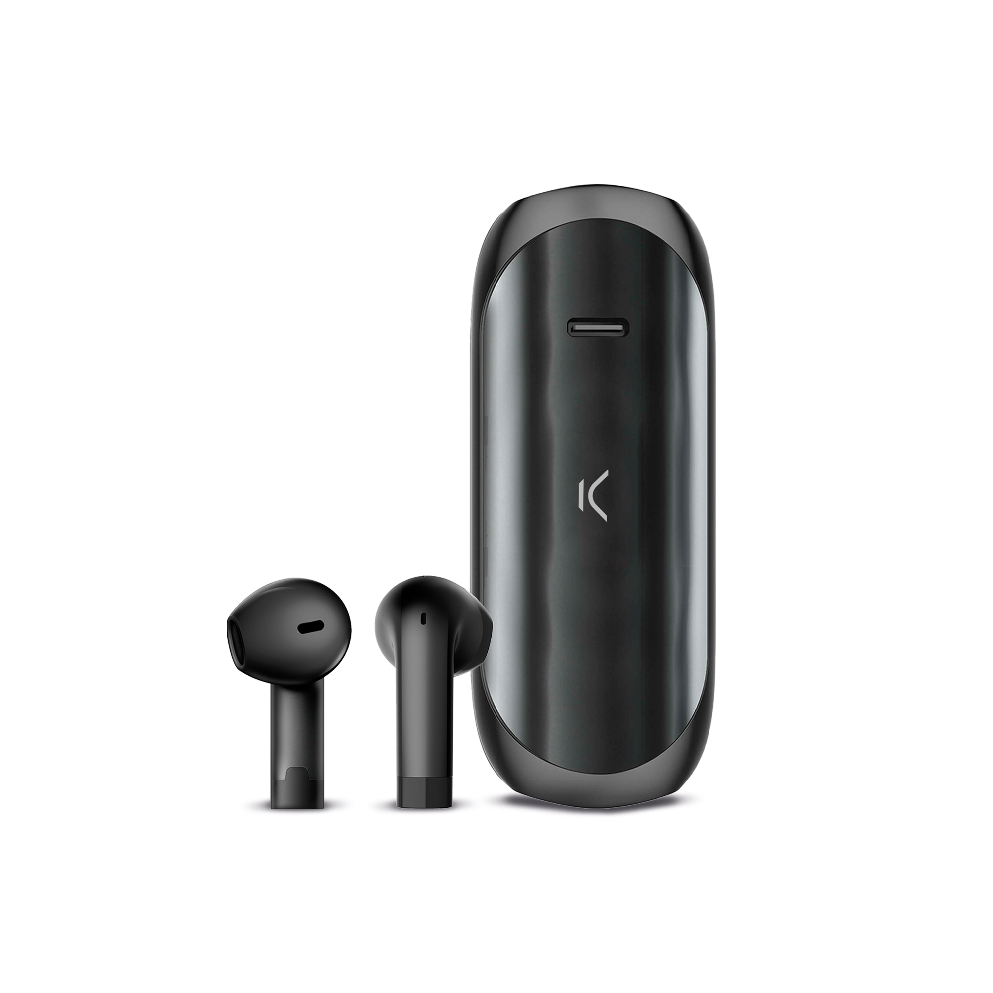 Kit de viagem Ksix (fones de ouvido sem fio Halley + bateria externa de 5000 mAh + cordão para celular)