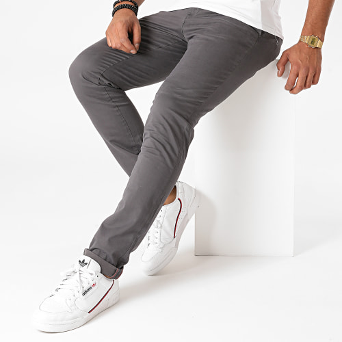 Pantalon Chino Marco Bowie Gris Anthracite