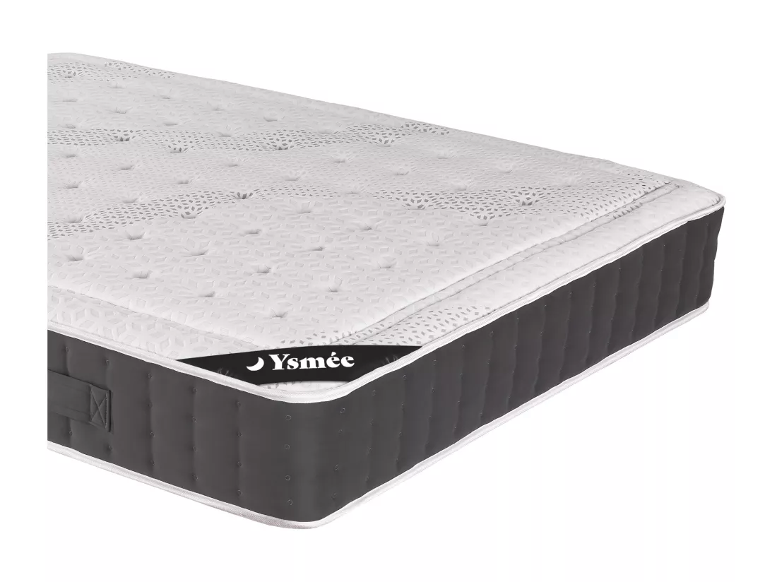Matelas 160 x 200 cm hybride ressorts ensachés accueil mémoire de forme ép.27cm - ATLANTIDE de YSMÉE