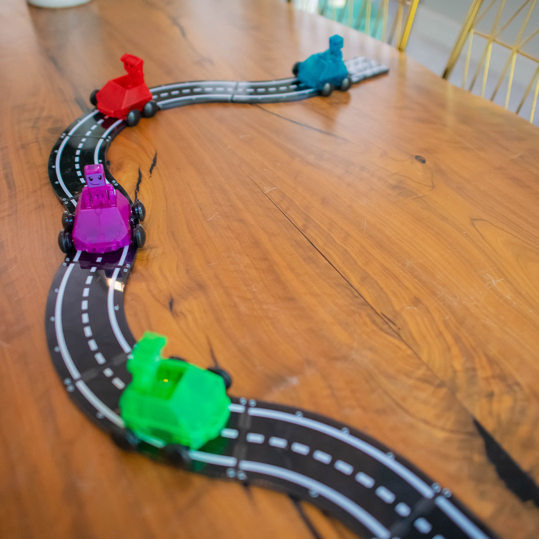 MAGNA-TILES magnetische speeltegels weg - 12st