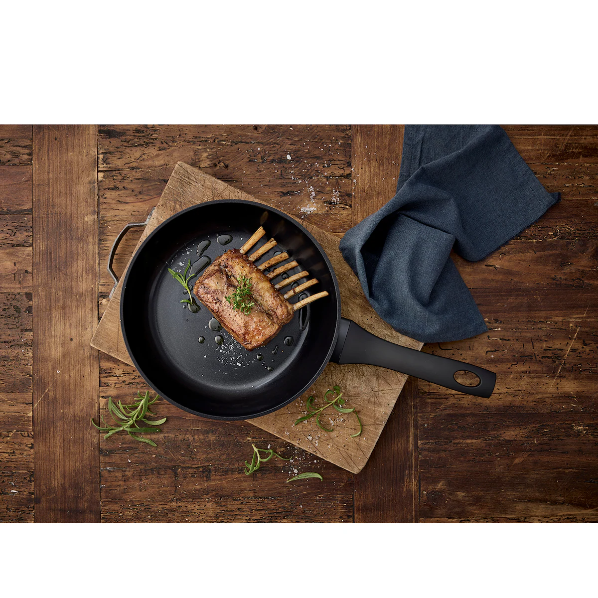 Funktion Ceramica Frying pan Dia 24 x 5 cm Black