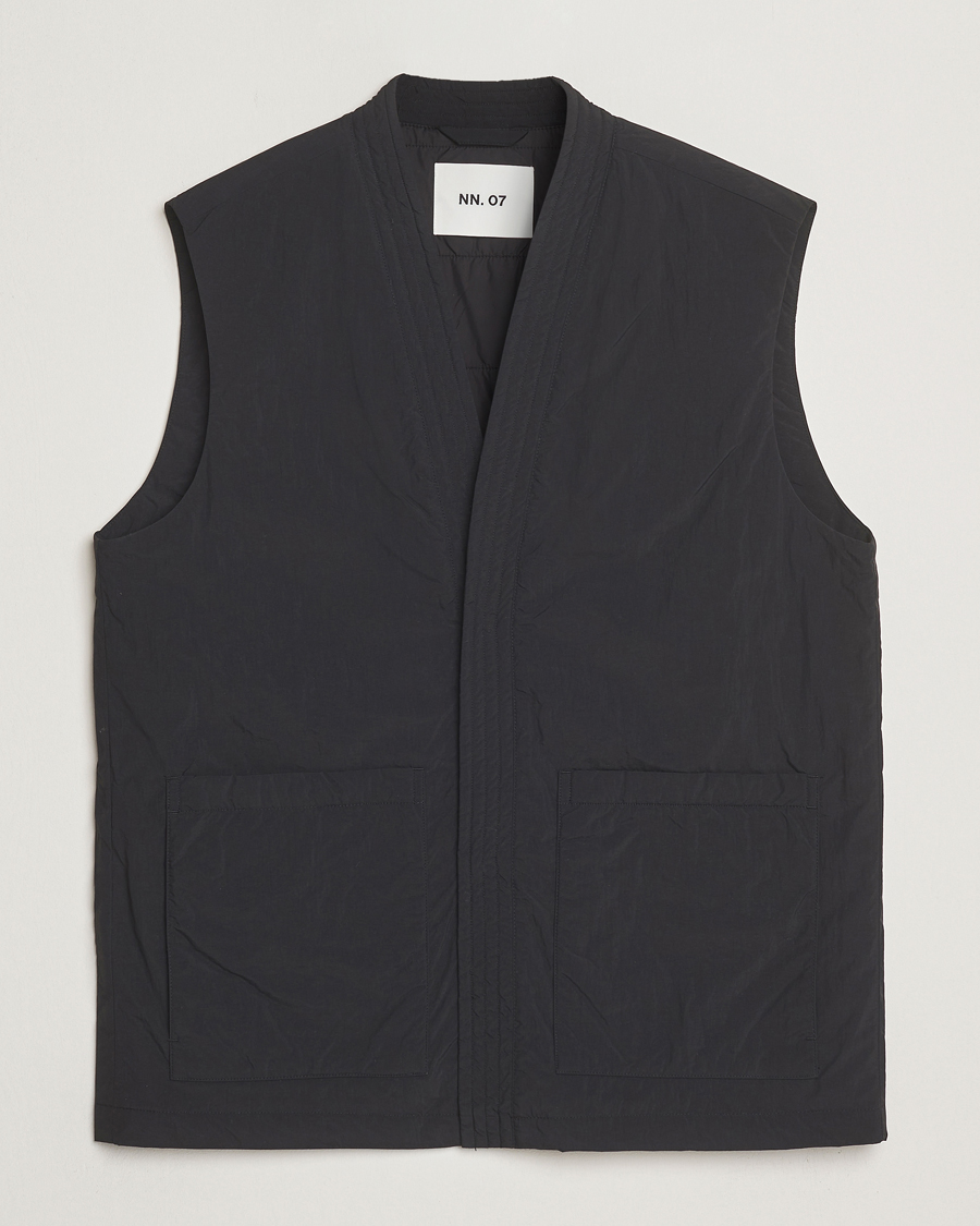NN07 Yuki Padded Vest Black