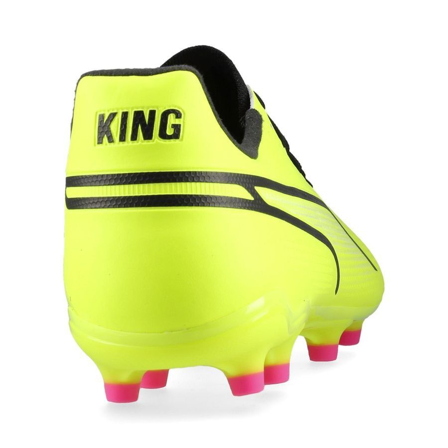 PUMA King Pro FG/AG Phenomenal - Electric Lime/Noir/Poison Pink Femme