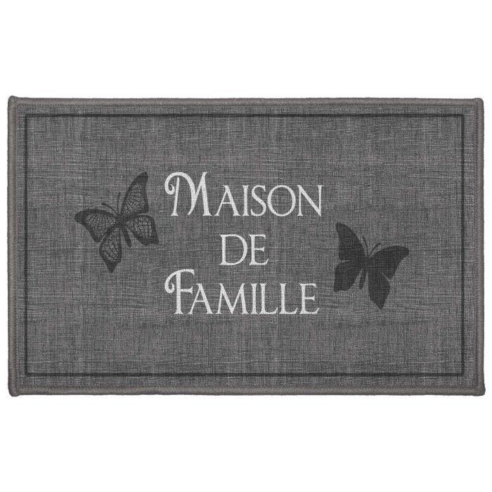 TAPIS DECO RECTANGLE 50X80 CM IMPRIME FAMILIA