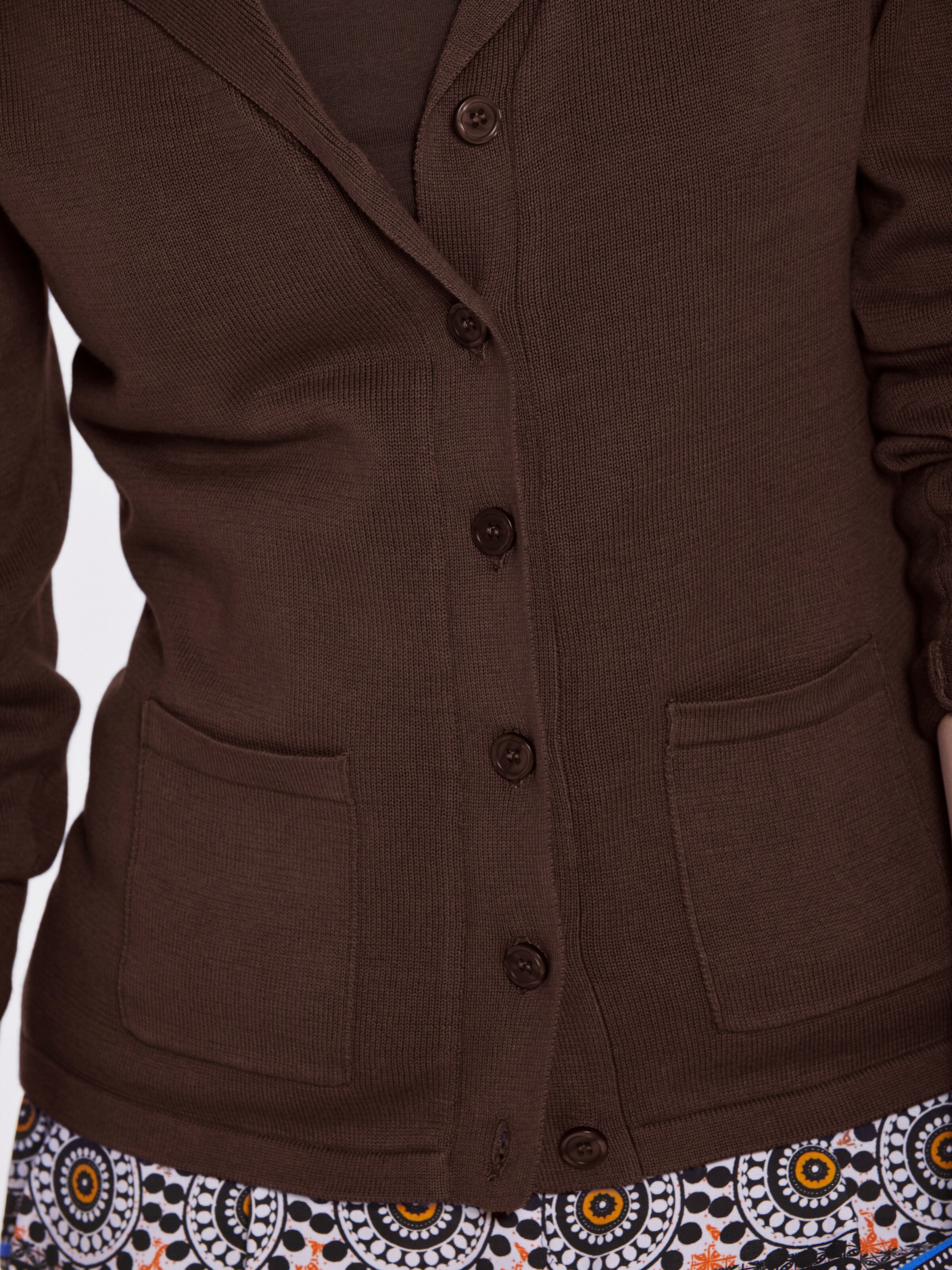 Feinstrickjacke