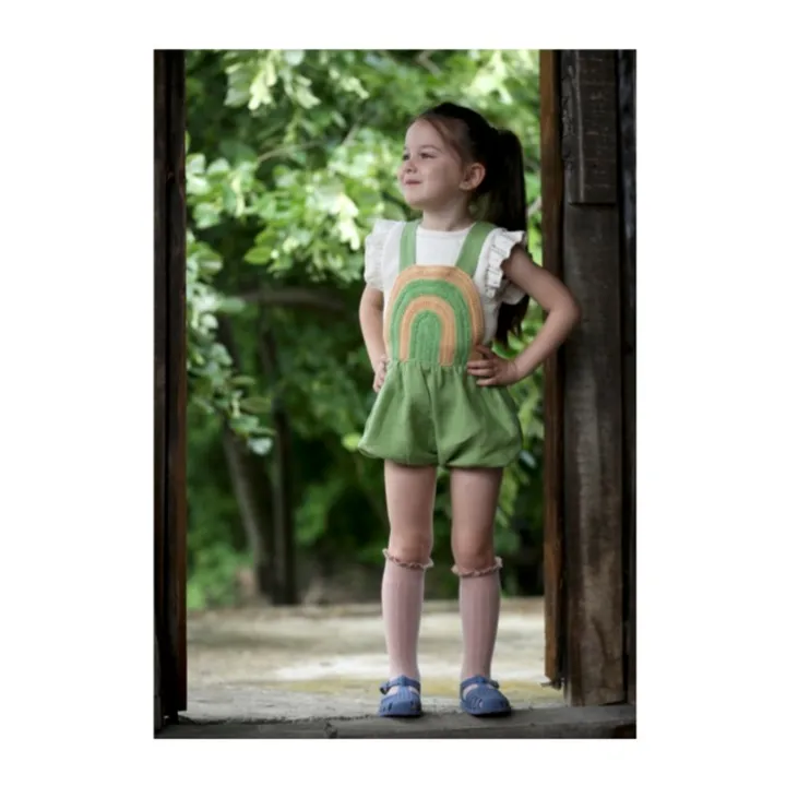Kalinka Short à Bretelles Jasmine Lin | Vert