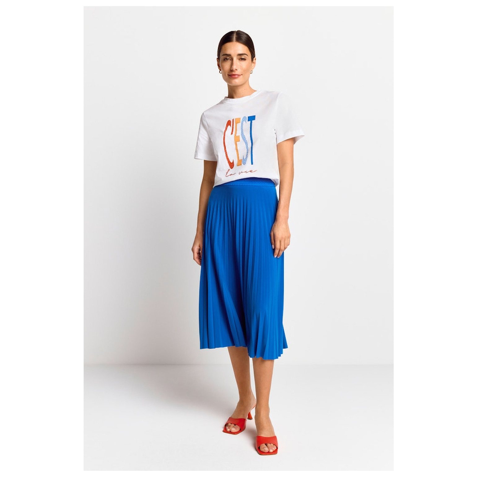 Rich & Royal Elegant Fit T-Shirt Print orga