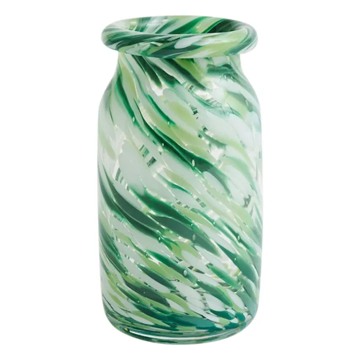 Hay Vase en verre Splash | Vert