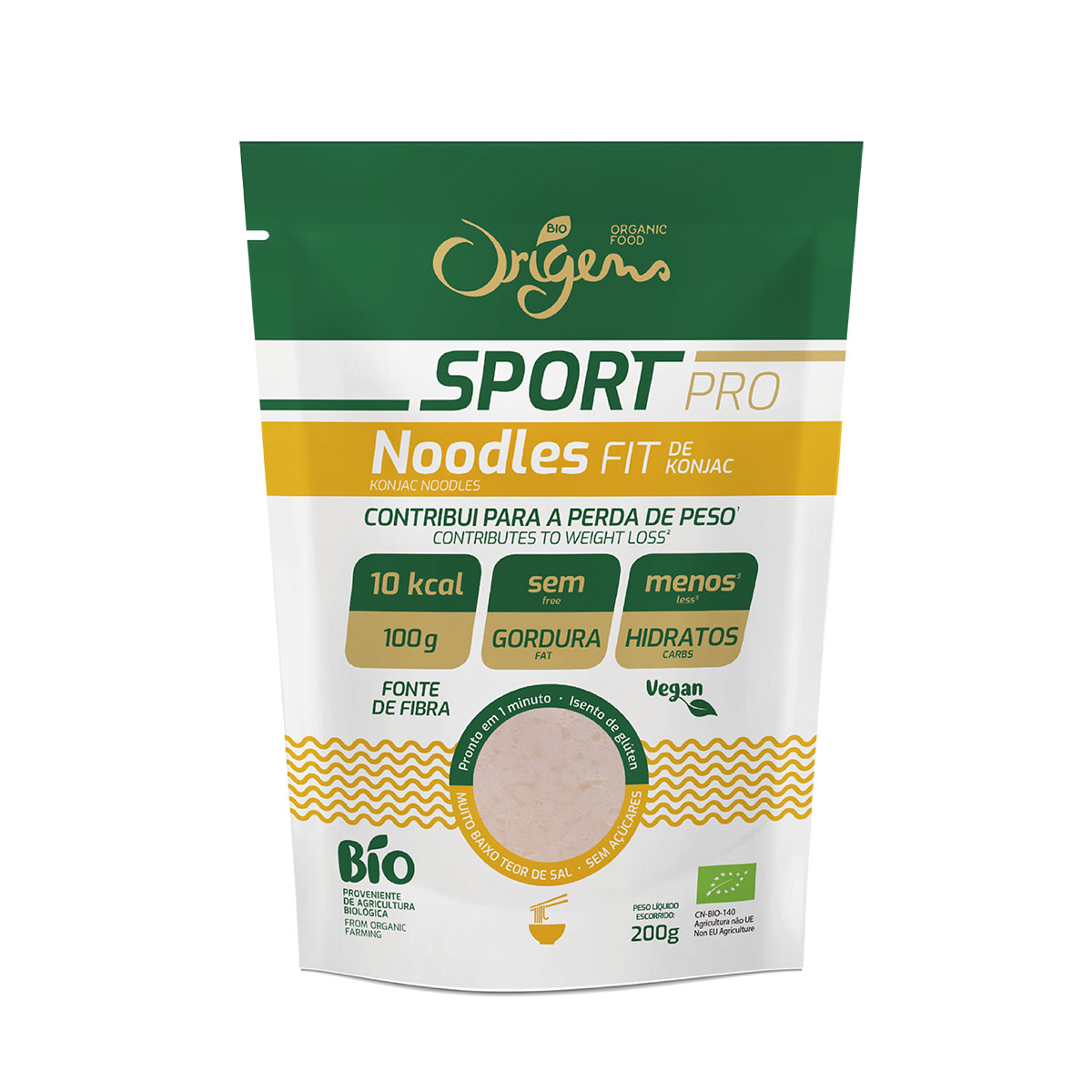 NOODLES ORIGENS BIO FIT KONJAC SPORT 270G