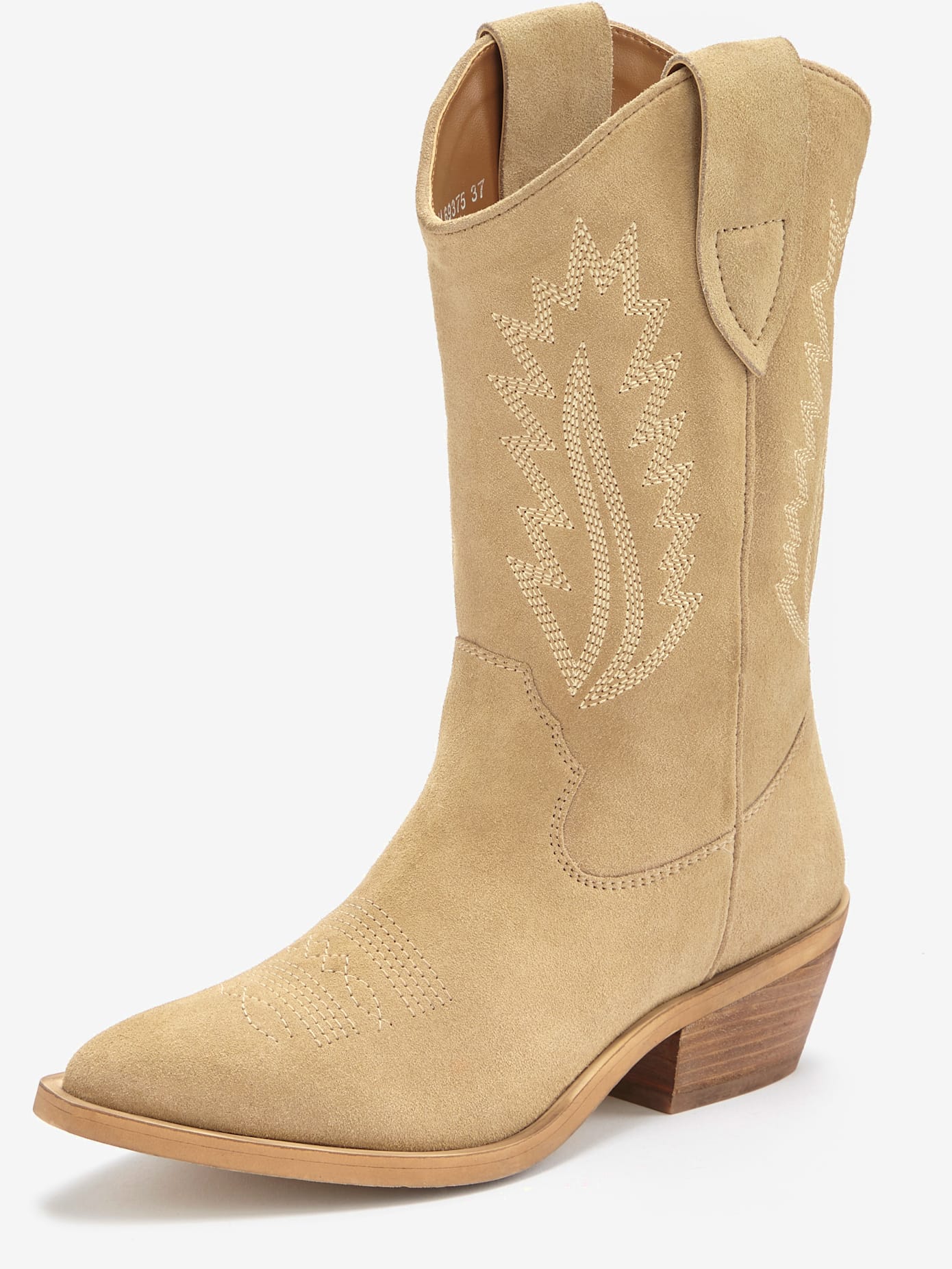 Bottines cowboy bottines d'été en cuir de qualité