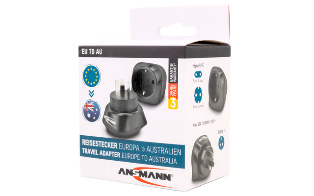 Ansmann Reisestecker / Adapter  EU to AUS