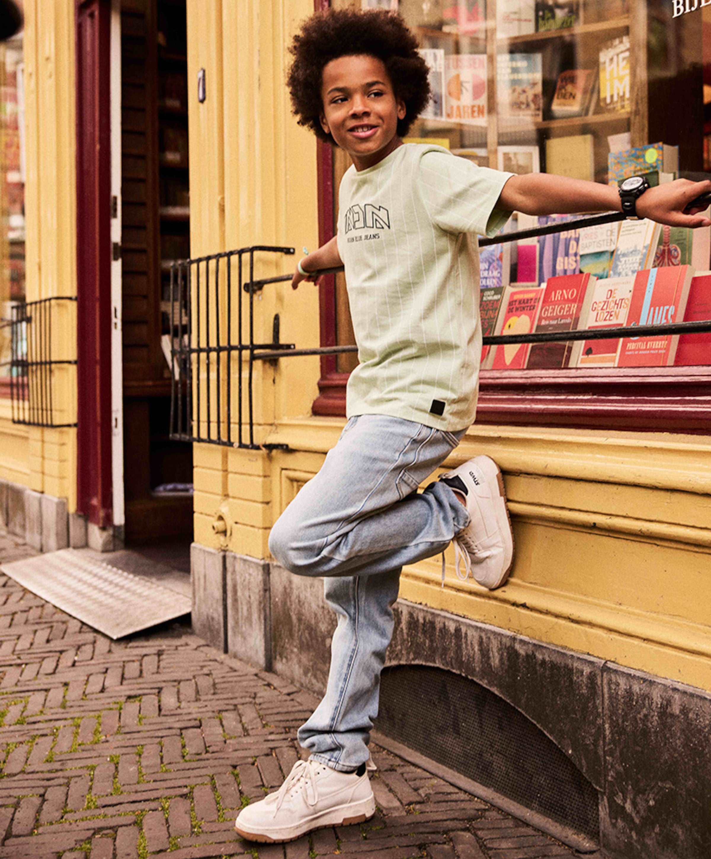 Indian Blue Jeans Jongens T-shirt groen