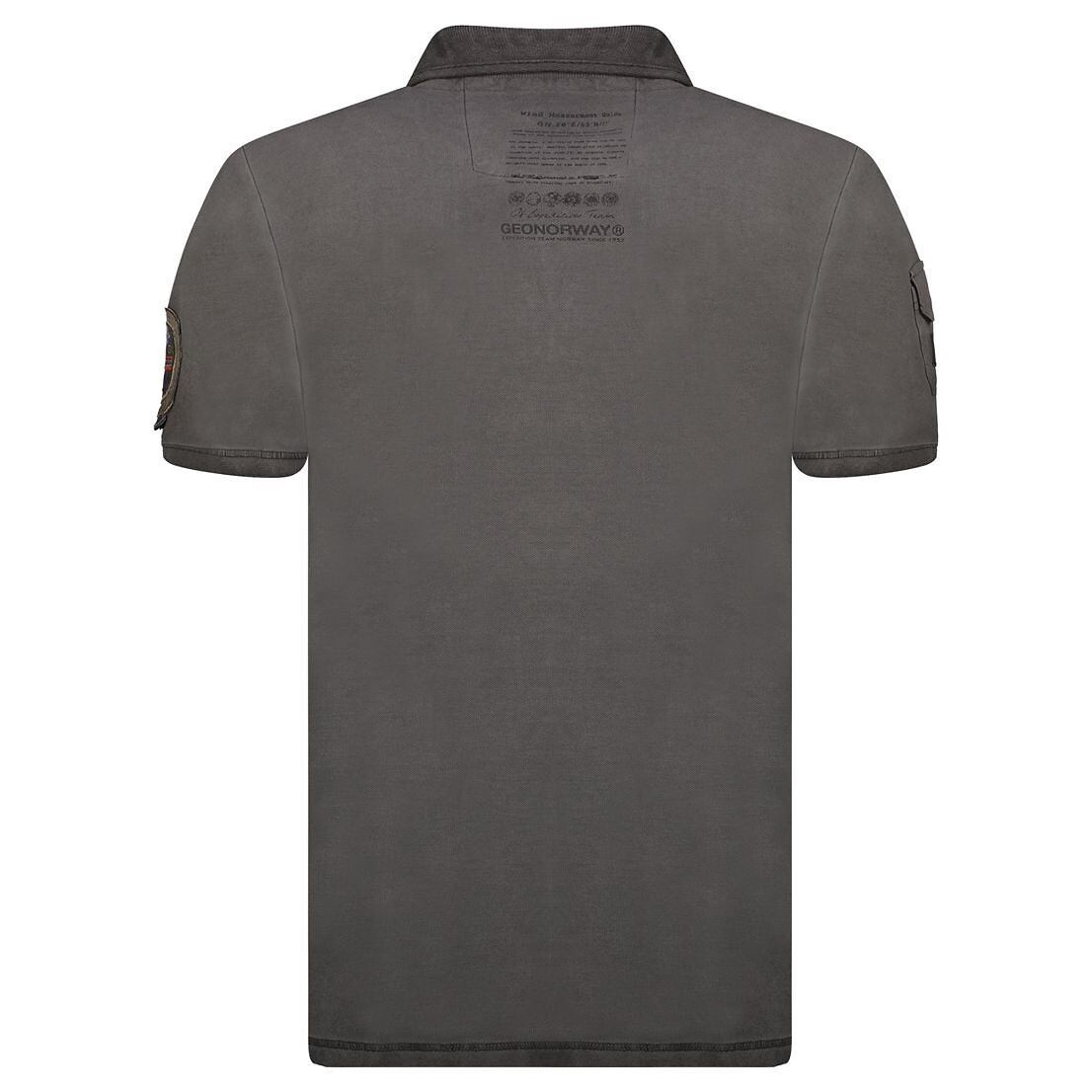 NORUEGA GEOGRÁFICA<br>Camisa polo de manga curta com aba reta no queixo