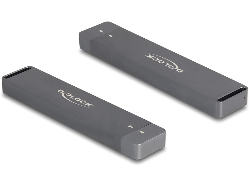 Delock Externes Gehäuse M.2 NVMe PCIe SSD, SATA SSD mit USB Delock Externes Gehäuse für M.2 NVMe PCIe SSD oder SATA SSD mit USB 10 Gbps Typ-A Stecker
