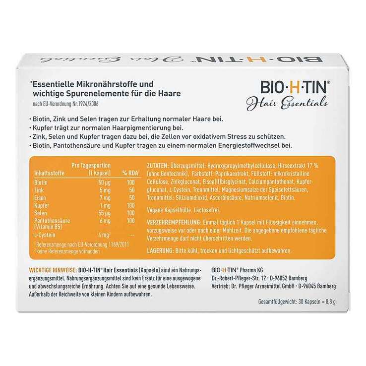 Bio-H-Tin Hair Essentials Mikronährstoff-Kapseln, 90 St