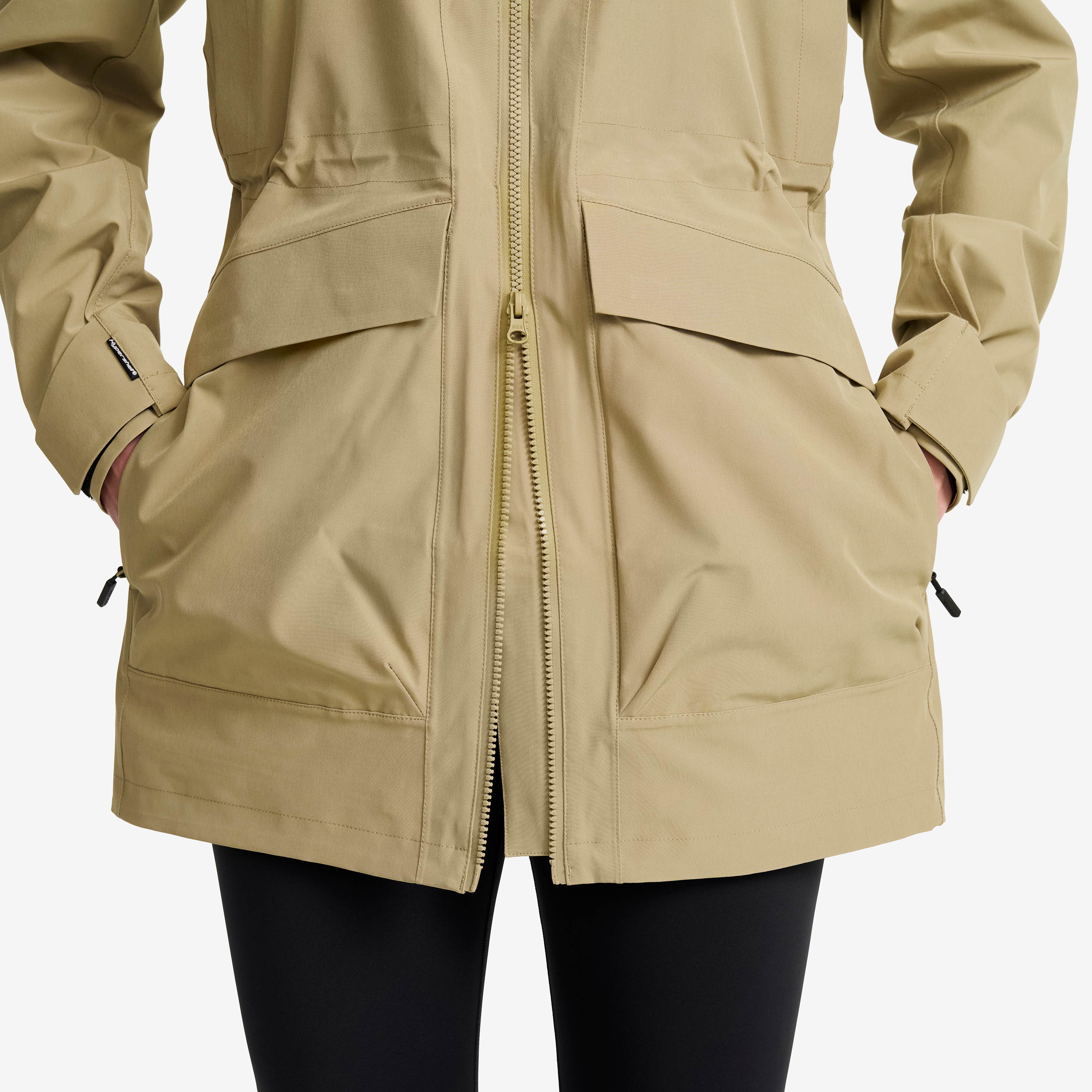 Nevis 2L Parka Dame Khaki