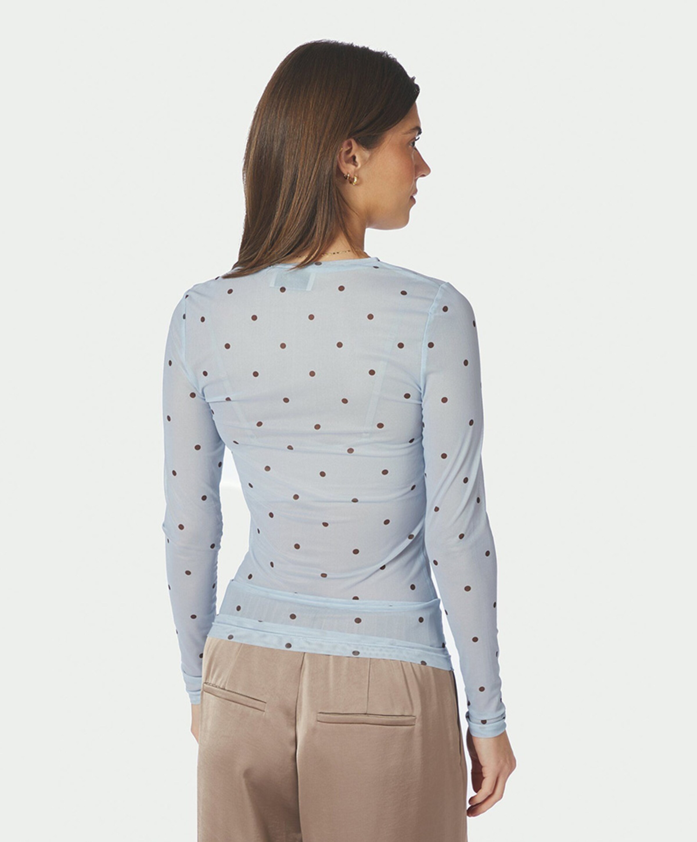 Neo Noir Dames top blauw