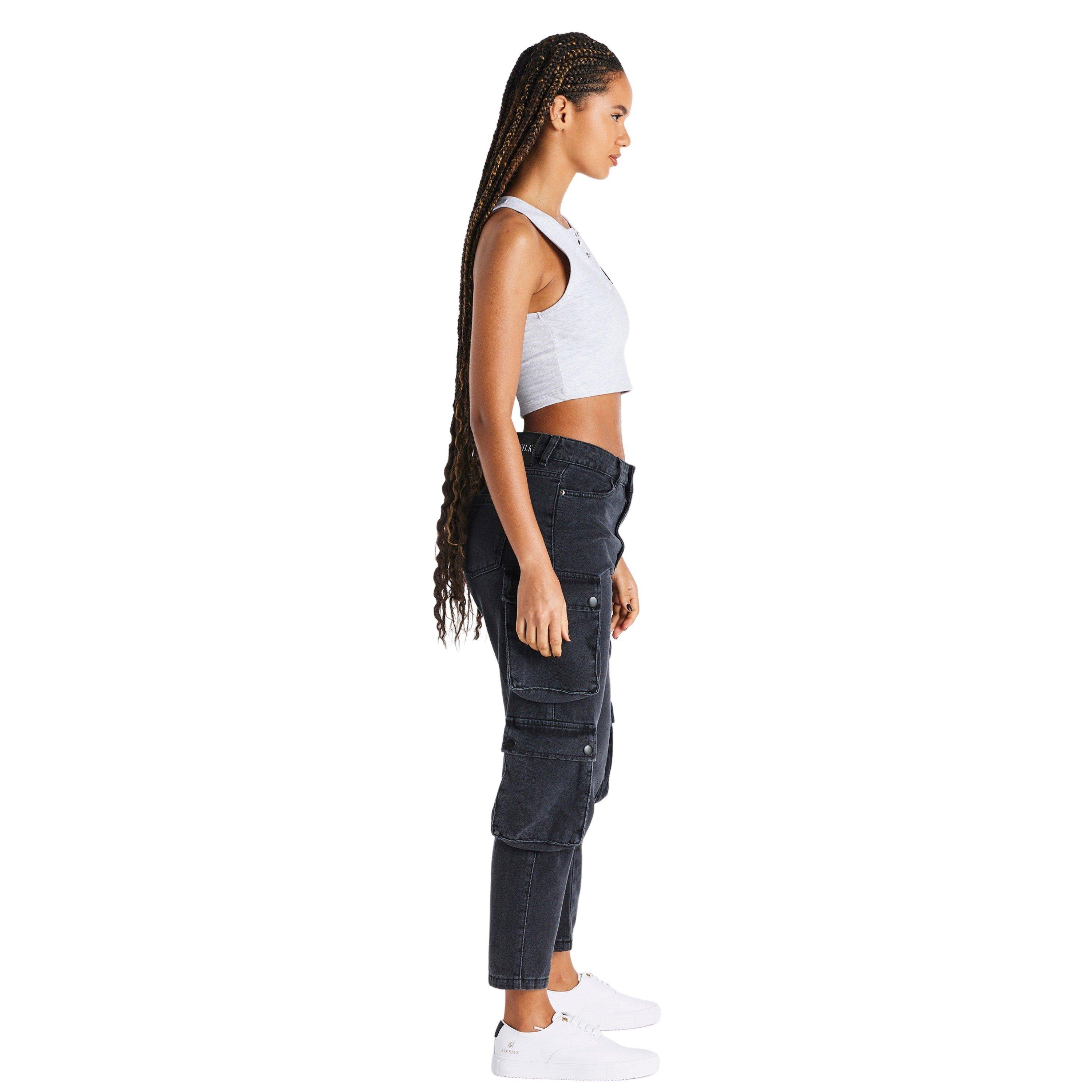 SikSilk Popper Crop Vest