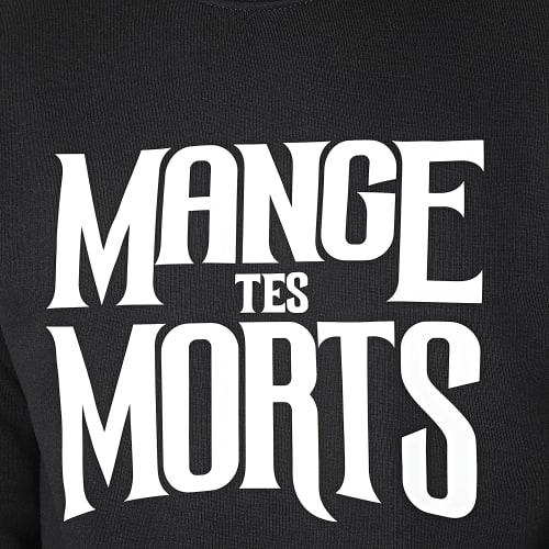 Sweat Crewneck Mange Tes Morts Noir Blanc