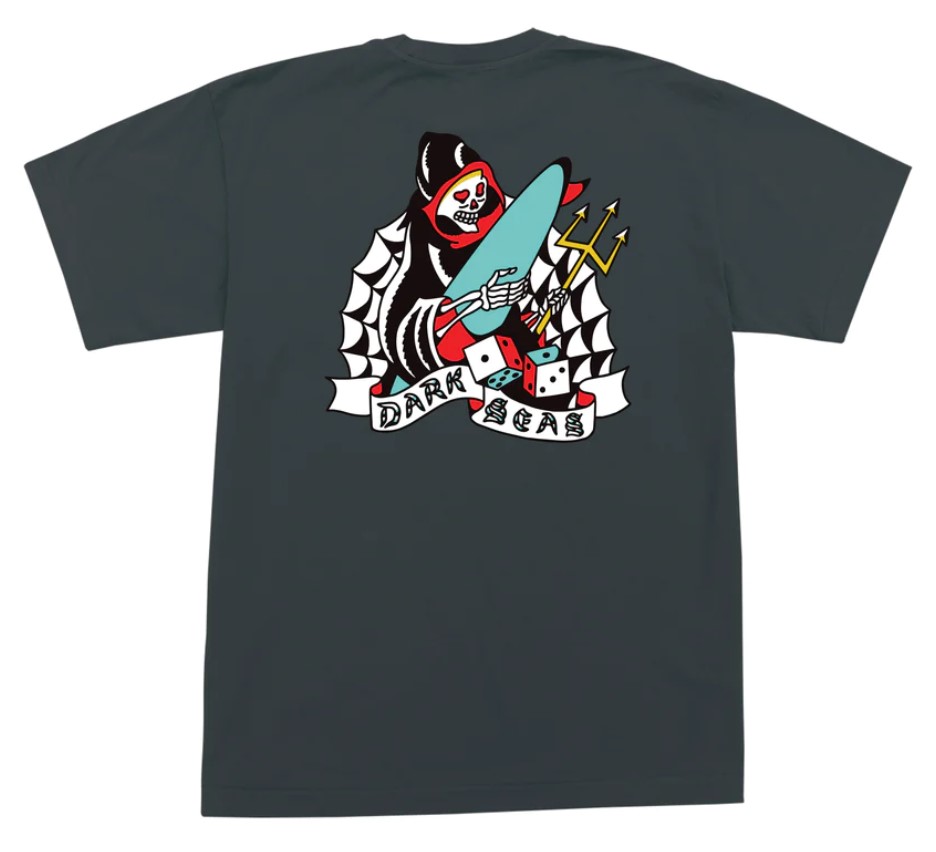 Dark Seas Gumbler Organic SS T-Shirt Gunmetal