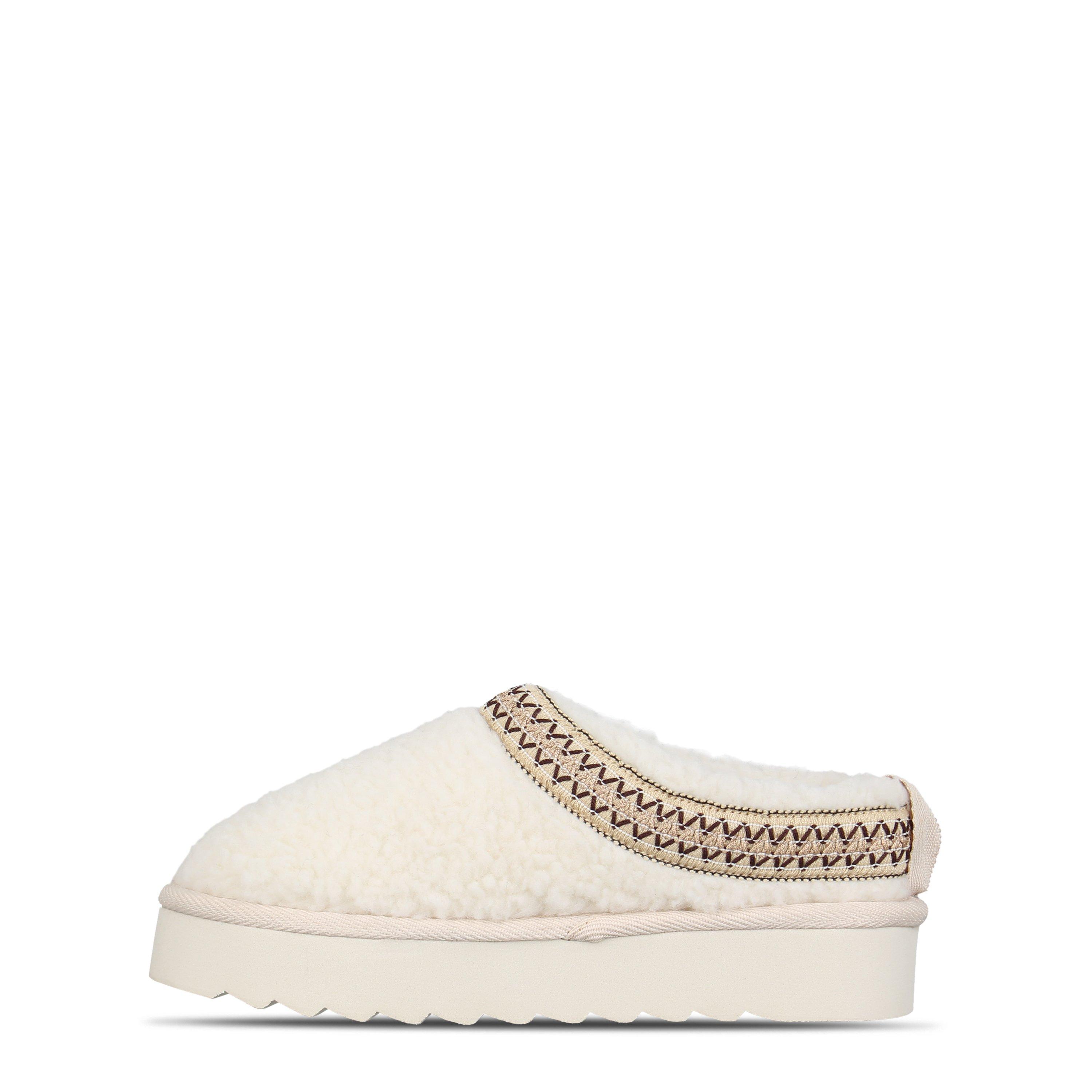 Be You Borg Trim Mule Flat Ankle Boots