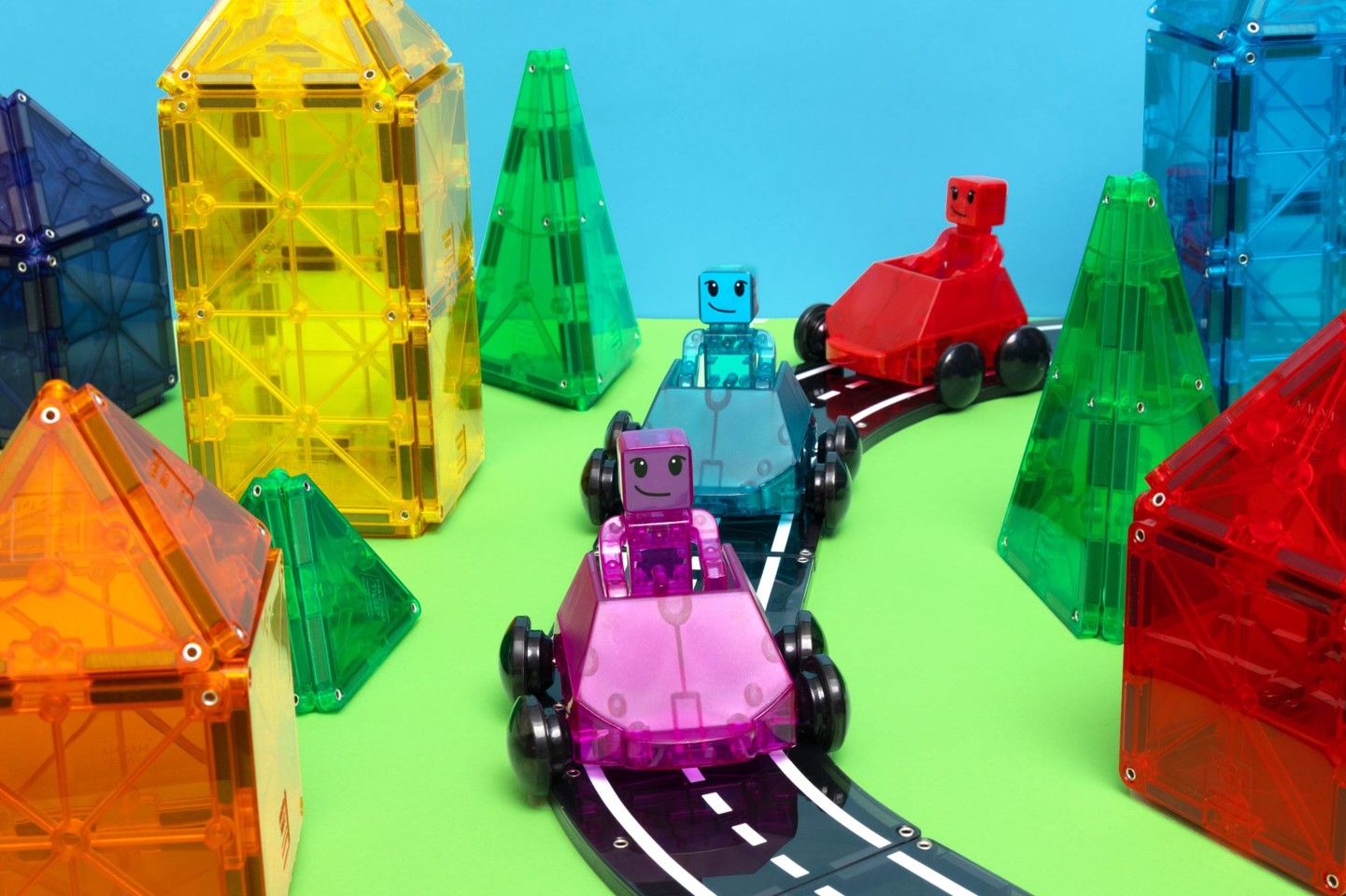MAGNA-TILES® Dashers biler og figurer 6 dele
