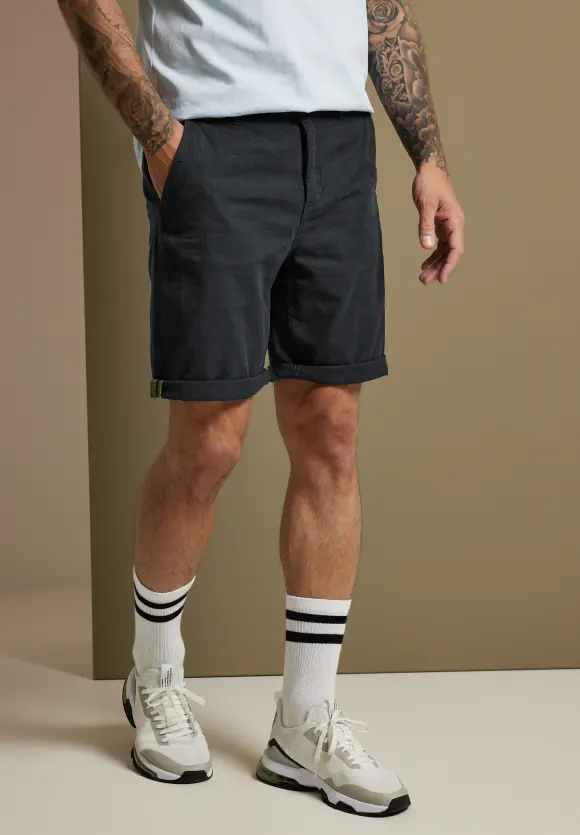 Regular Fit Chinoshorts - night blue
