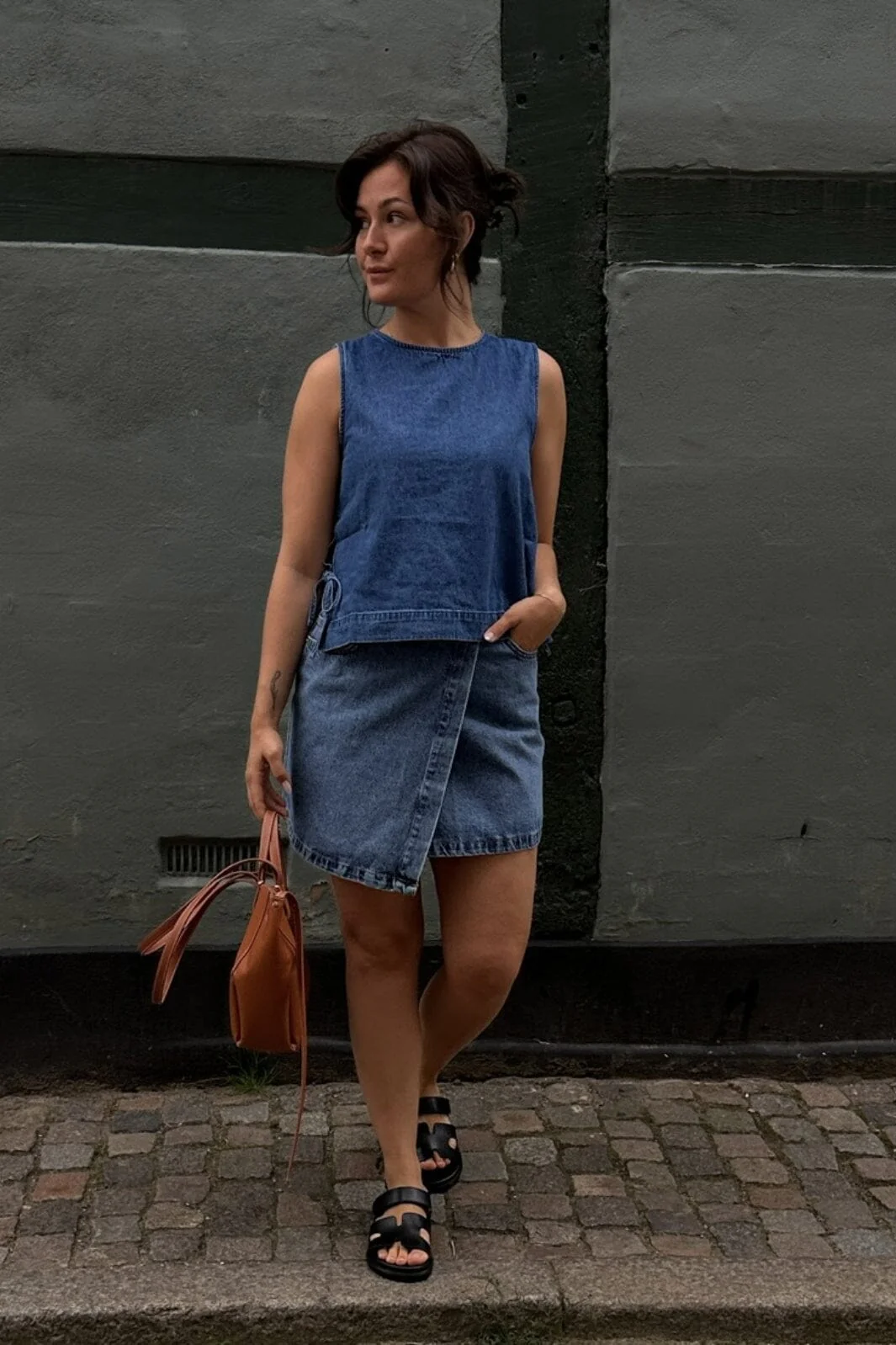 Neo Noir Svetlana Denim Top