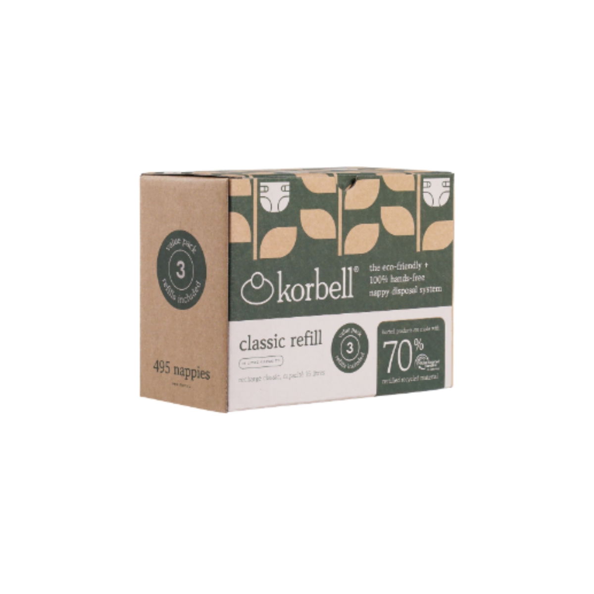 KorbellKorbell   Nachfüllfolien recycled 6er Pack