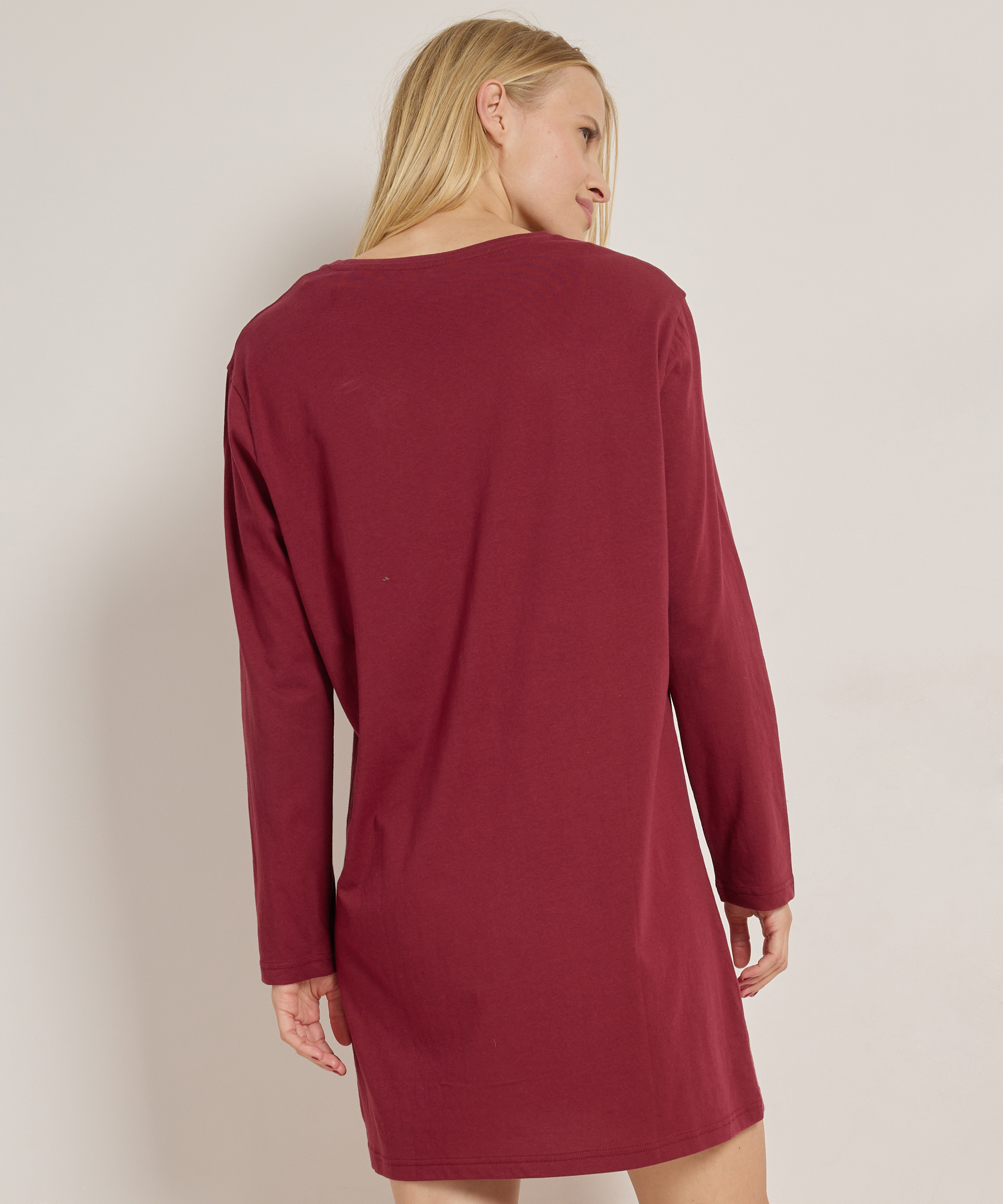 bigshirt met lange mouwen