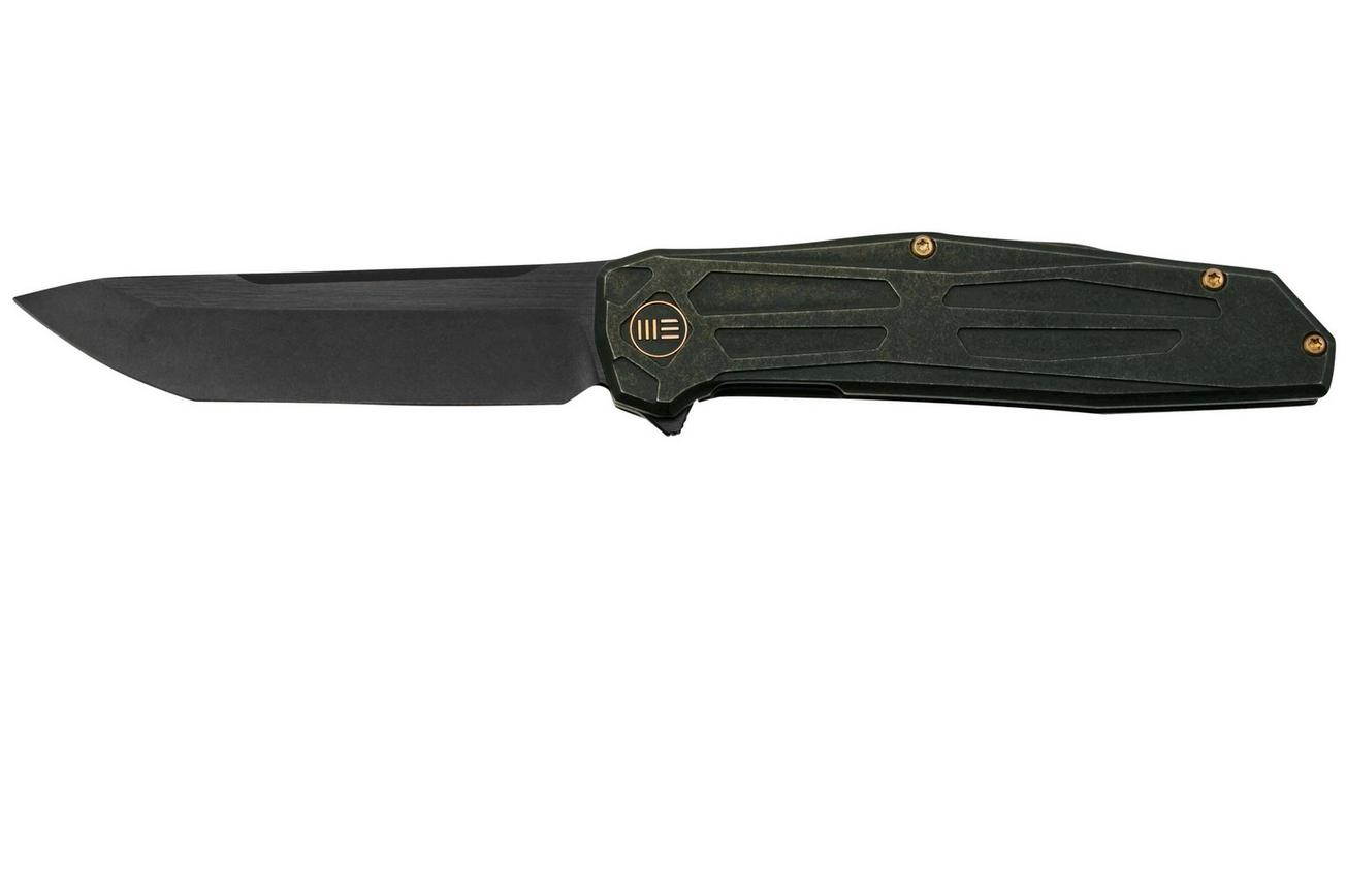 WE Knife Shadowfire WE22035-1 Black Titanium, Blackwashed, zakmes Rafal Brzeski design