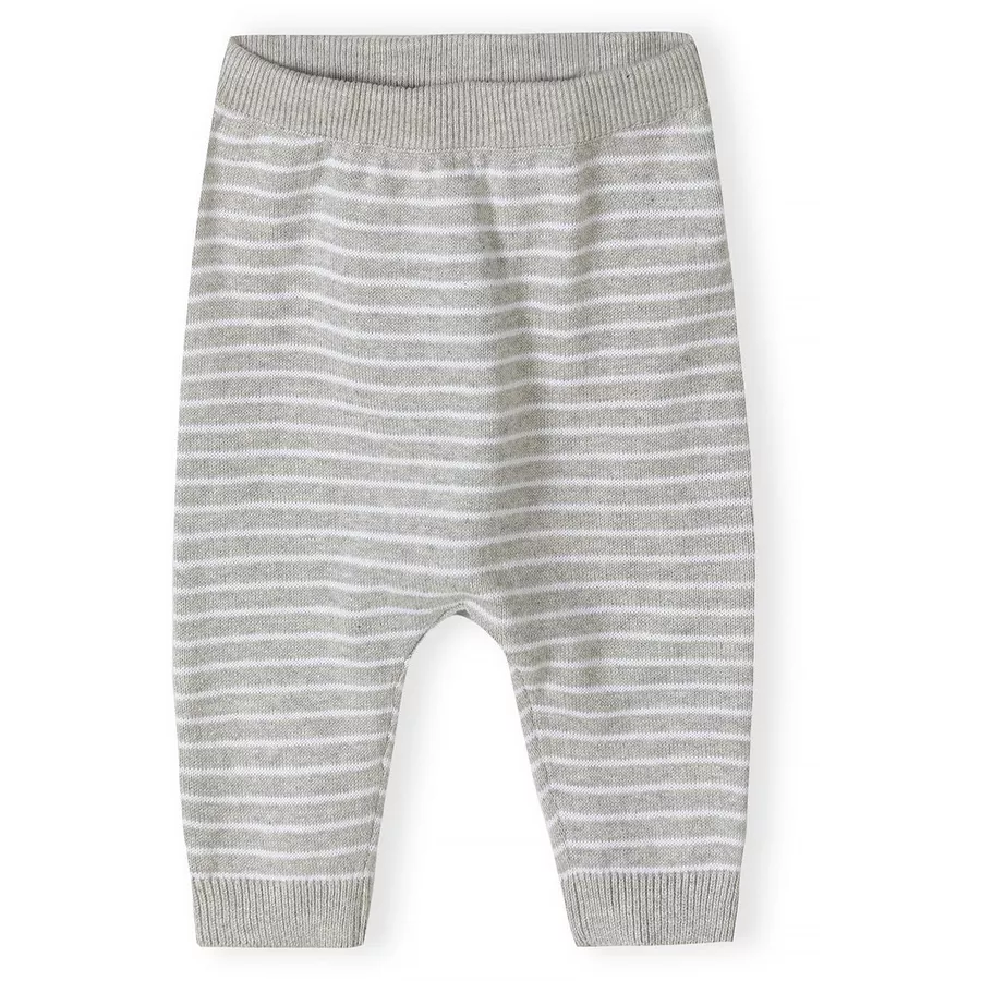 MINOTI Longsleeves & Leggings Grau Meliert