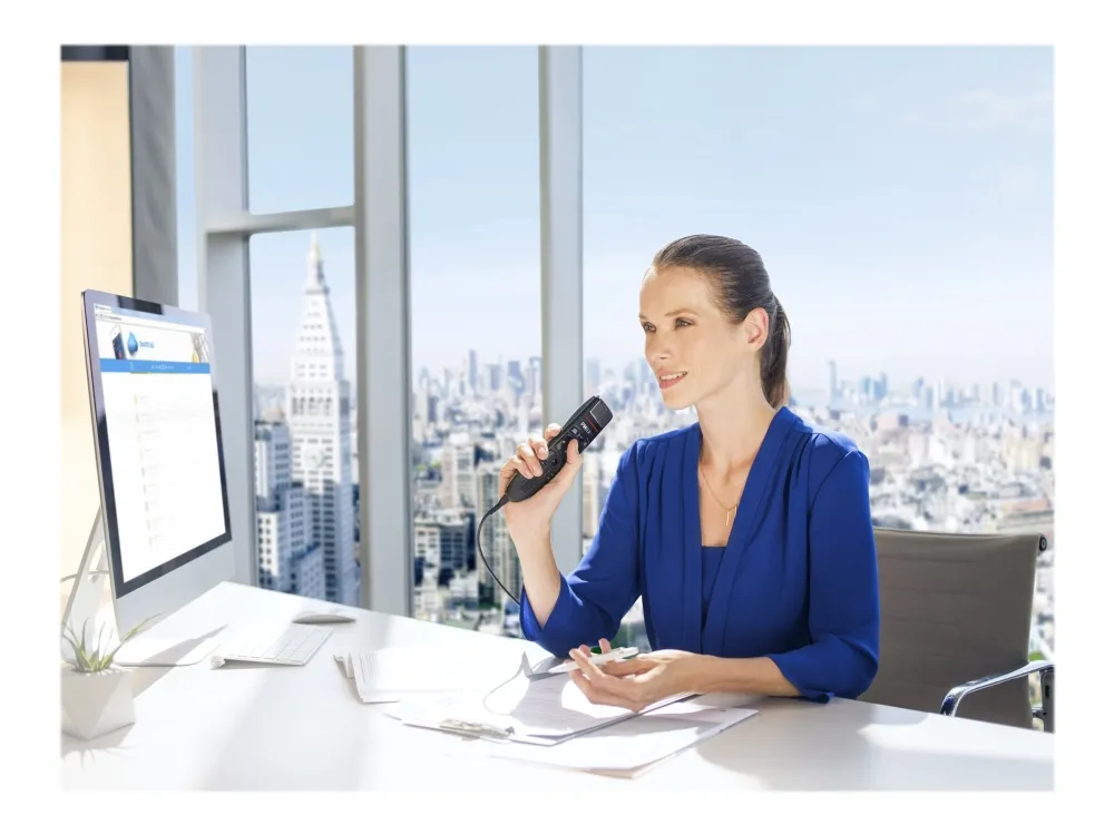 Philips SpeechMike Premium Touch SMP3700 - Højttalermikrofon - USB - mørkegrå perlemetallisk