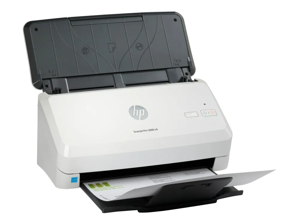 HP Scanjet Pro 3000 s4 Sheet-feed - Dokumentscanner - CMOS / CIS - Duplex - 216 x 3100 mm - 600 dpi x 600 dpi - op til 40 ppm (mono) - ADF (50 ark) - op til 4000 scanninger pr. dag - USB 3.0