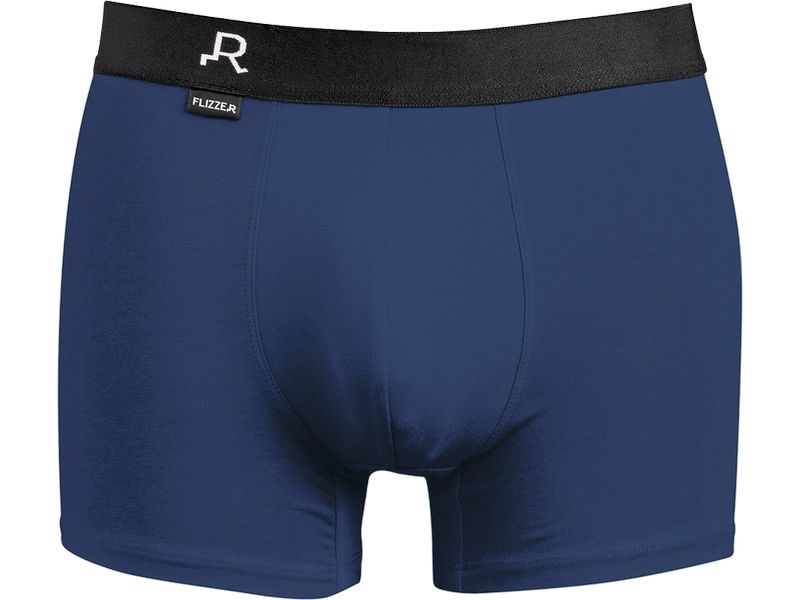 FLIZZER Unterhosen Trunk Der Charmeur 2er Pack Blau, M Herrenunterwäsche